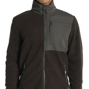 Lindbergh Fleece Boa Zipper Jacket NWT Mens size XXL Dark Army NEW